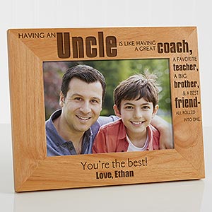 Personalized Uncle Picture Frame 5x7 - 13351-M