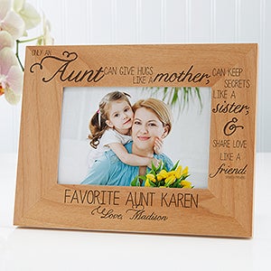 Personalized Aunt Picture Frames - 4x6 - 13353-S