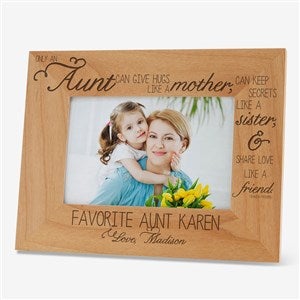 Personalized Aunt Picture Frames - 4x6 - 13353-S