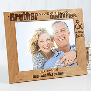 Personalized Picture Frames for Brothers - 8x10 - 13381-L