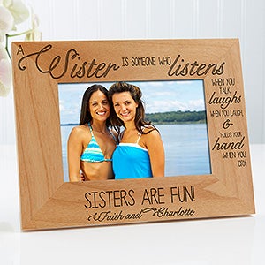 Personalized Sister Picture Frames - 4x6 - 13382-S