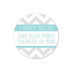 Chevron Personalized Address Labels - 13520