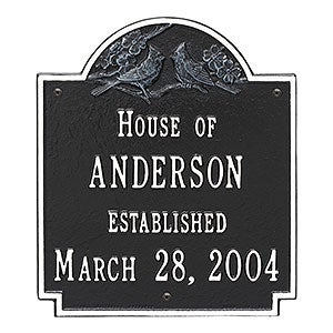 Modern Anthracite House Number Sign No Number Thin Stainless Steel