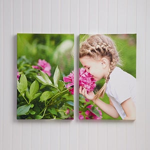Personalized Photo Canvas Prints - 2 Piece Split-Panel - Vertical - 13566-V