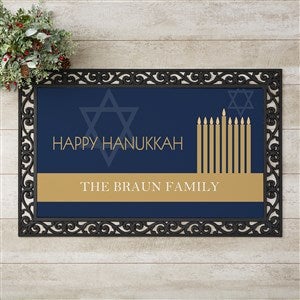 Personalized Hanukkah Holiday Doormat - 13783-M