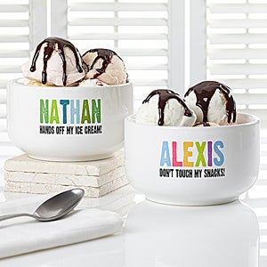 All Mine! Personalized 14 oz. Snack Bowl - 13821-N