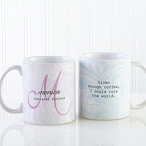 Name Meaning Personalized Coffee Mug 11 oz.- White - 13983-W