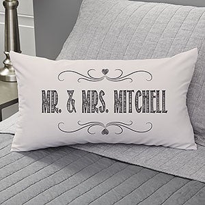 Love Quotes Personalized Lumber Velvet Throw Pillow - 14128-LBV