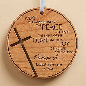 Blessings for You Personalized Natural Wood Keepsake - 14163
