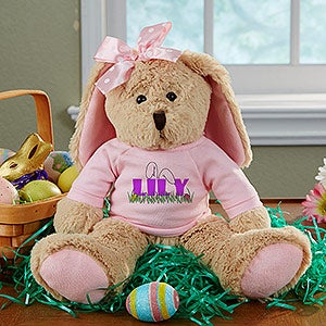 Ears To You Personalized Bunny- Pink - 14181-P