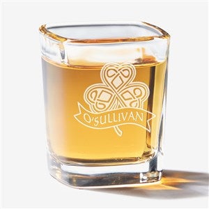 Celtic Shamrock Personalized Shot Glass - 14203