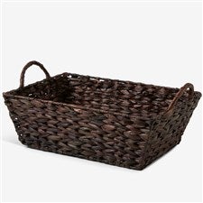 Mahogany Storage Basket - 14297