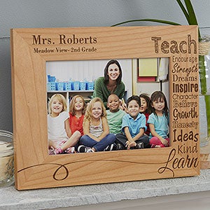 Personalized Teacher Picture Frames - Our Teacher - 4x6 - 14331-S