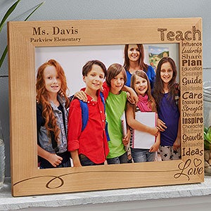Personalized Teacher Picture Frames - Our Teacher - 8x10 - 14331-L