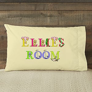 Alphabet Animals Personalized Pillowcase - 14348-F