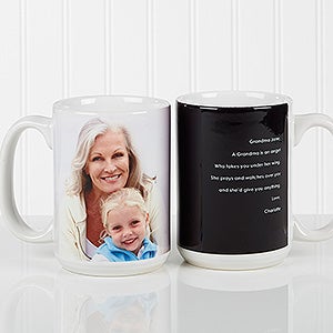 Large Personalized Coffee Mugs For Her - Photo Sentiments - 14383-L