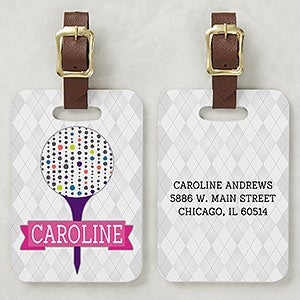 Sassy Lady Personalized Golf Bag Tag - 14386