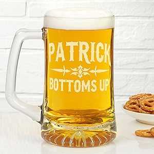 Raise Your Glass To... 25 oz. Personalized Beer Mug - 14409