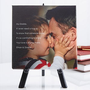 Photo Sentiments For Him Tabletop Canvas Print- 5frac12; x 5frac12; - 14473-5x5