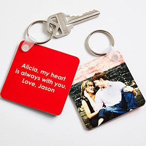 Picture Perfect Couple Personalized Photo Keychain - 14478