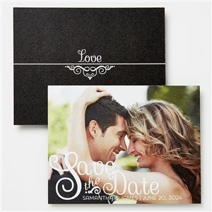 Personalized Photo Save The Date Cards - Happiest Moments - 14497-C