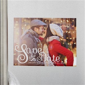 Personalized Photo Save The Date Magnets - Happiest Moments - 14497-M