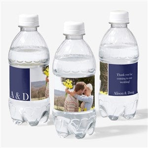 Wedding Couple Personalized Water Bottle Labels - 14505