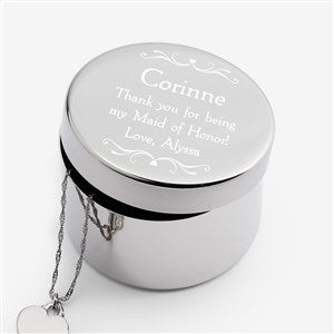 Bridesmaid Engraved Keepsake Box - 14517