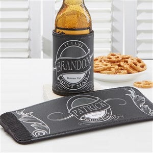 Groomsman Personalized Can & Bottle Wrap - 14543