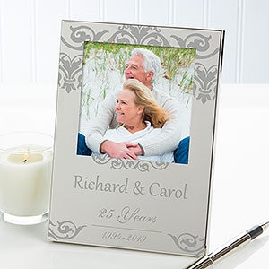 Anniversary Memories Personalized Engraved Picture Frame - 14564