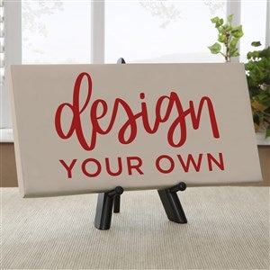 Design Your Own Personalized 5 1/2" x 11" Canvas Print- Tan - 14588-T