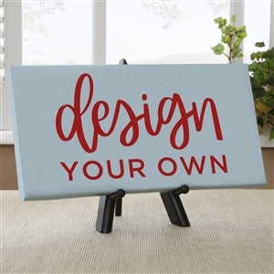 Design Your Own Personalized 5 1/2" x 11" Canvas Print- Slate Blue - 14588-SB