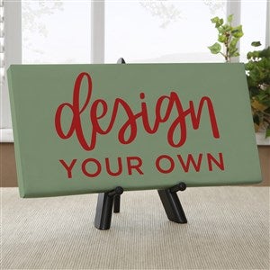 Design Your Own Personalized 5 1/2" x 11" Canvas Print- Sage Green - 14588-SG