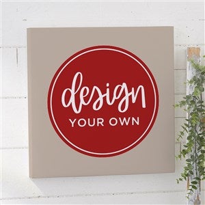 Design Your Own Personalized 12" x 12" Canvas Print- Tan - 14589-T
