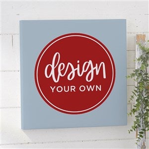 Design Your Own Personalized 12" x 12" Canvas Print- Slate Blue - 14589-SB