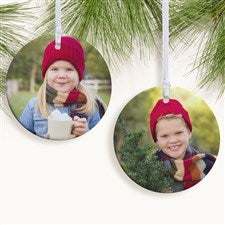 Picture Perfect Personalized Photo Ornament- 2.85 Glossy - 2 Sided - 14590-2
