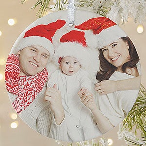 Custom Photo Christmas Ornament - 14590-1L