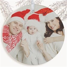 Picture Perfect Personalized Photo Ornament- 3.75 Matte - 1 Sided - 14590-1L