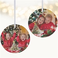Picture Perfect Personalized Photo Ornament- 3.75 Matte - 2 Sided - 14590-2L
