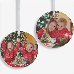 Picture Perfect Personalized Photo Ornament- 3.75 Matte - 2 Sided - 14590-2L