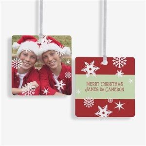 Pet Photo Memorial Photo Ornament - 2 Sided Metal - 14638-2M