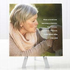 Personalized Memorial Canvas Prints - Photo Sentiments - 8x8 - 14664-8x8