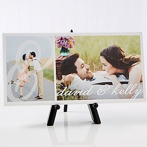 You & I Personalized Canvas Print-1 Photo- 5½ x 11 - 14670
