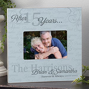 Forever & Always Anniversary Personalized 4x6 Box Frame  - 14707-B