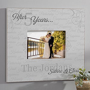 Forever & Always Anniversary Personalized 5x7 Wall Frame  - 14707-W