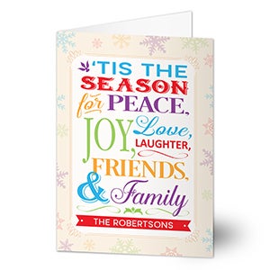 Season For Friends & Family Holiday Card - 14720