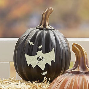Personalized Pumpkins - Bat Family - Small - 14752-S