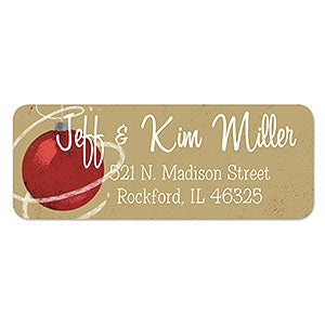 Tis The Season Return Address Labels - 14841