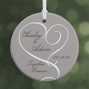 Personalized Engagement Photo Christmas Ornaments 1-Sided - 14843-1