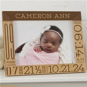 Baby Birth Information Personalized 8x10 Picture Frame - Baby Love - 14853-L
